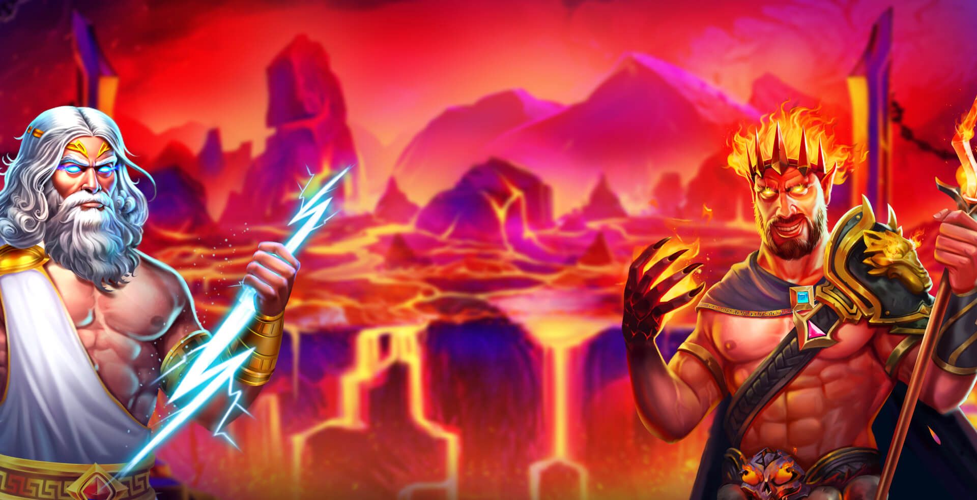 Zeus vs Hades — banner principal en Tigre Casino